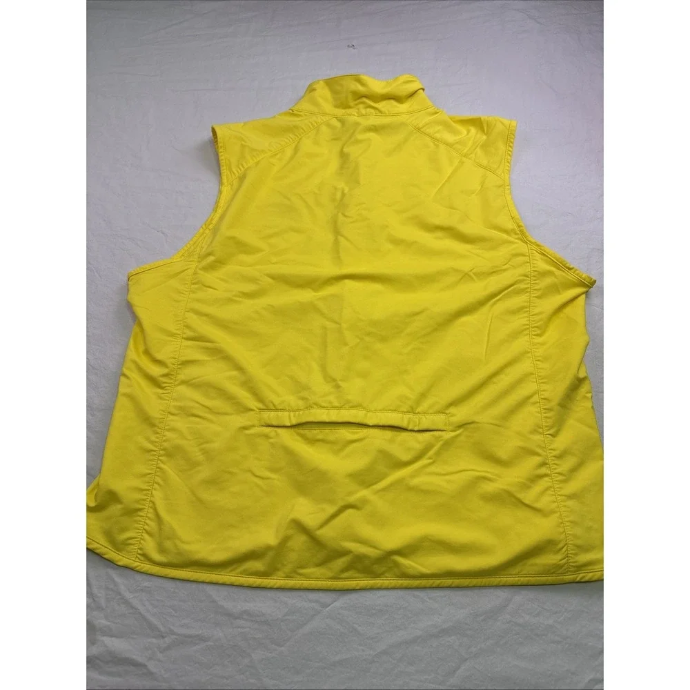 Polo Ralph Lauren Vest Mens X- Large Yellow Windbreaker Golf Rain Resistant